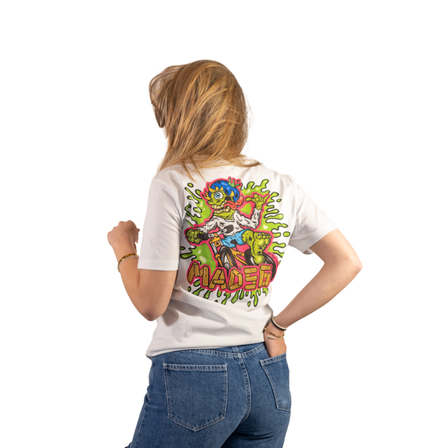 White Bike Monster T-shirt