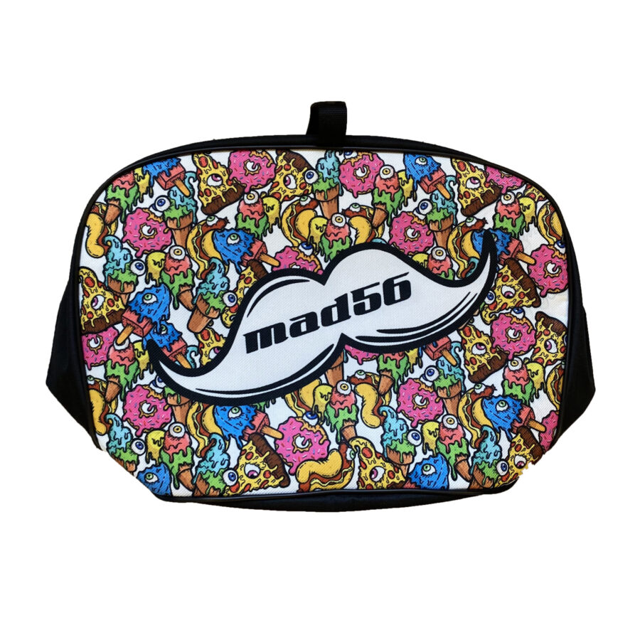 Food-coloured helmet bag